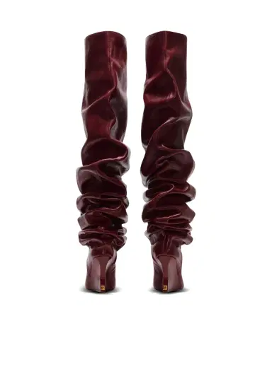 Balmain Wedge thigh-high boots | Thumbnail 4