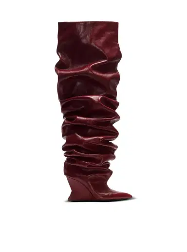 Balmain Wedge thigh-high boots | Thumbnail 1