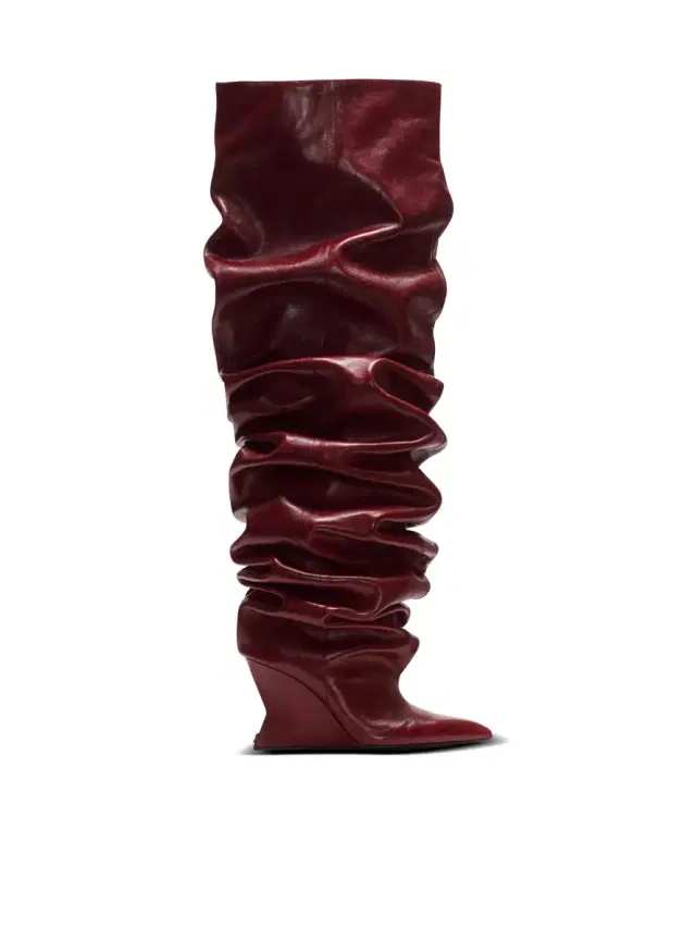 Balmain Wedge thigh-high boots