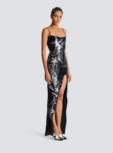Balmain Embroidered maxi dress | Thumbnail 3
