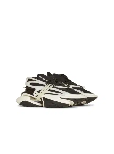 Balmain Unicorn low-top sneakers in neoprene and leather | Thumbnail 3