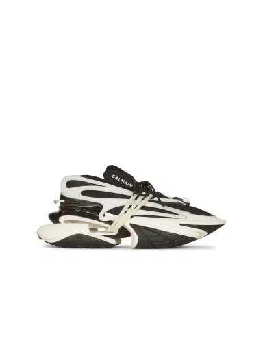 Balmain Unicorn low-top sneakers in neoprene and leather | Thumbnail 1