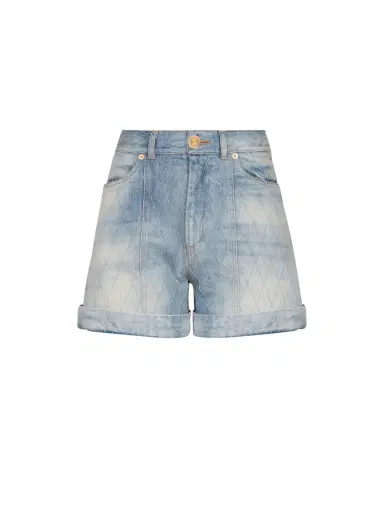 Balmain Short Diamond denim shorts | Thumbnail 1 Balmain Short Diamond denim shorts | Thumbnail 1