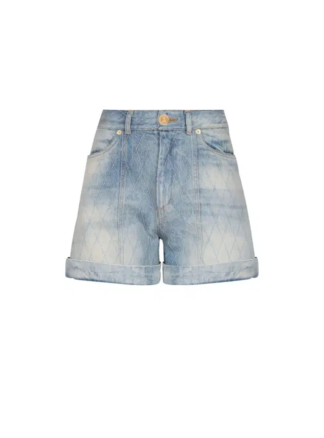 Balmain Short Diamond denim shorts