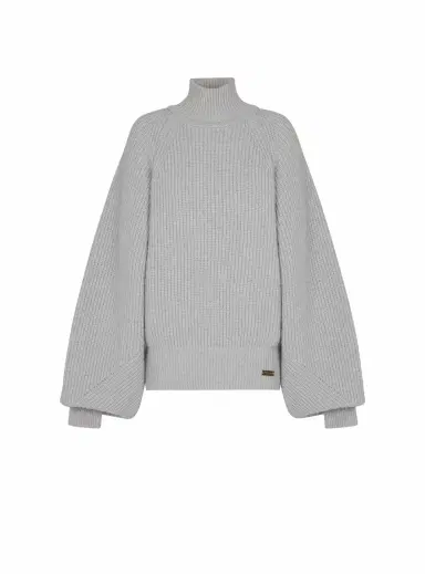 Balmain High-neck ribbed knit jumper | Thumbnail 1