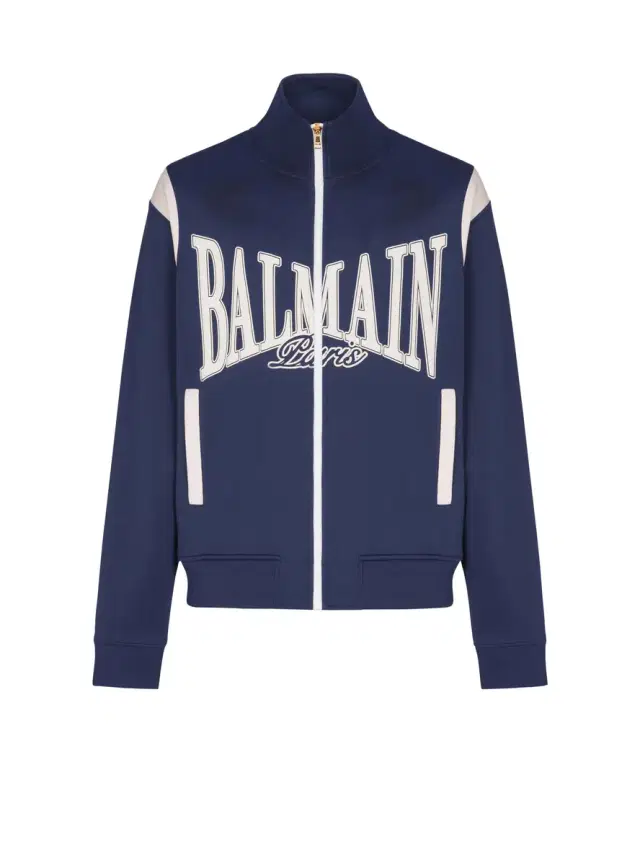 Balmain College zipped tracksuit jacket