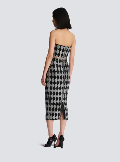 Balmain Diamond rhinestone halterneck top | Thumbnail 4 Balmain Diamond rhinestone halterneck top | Thumbnail 4