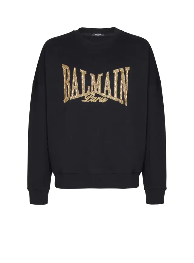 Balmain Embroidered  College sweatshirt