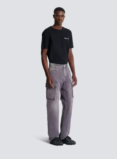 Balmain Denim loose-fit cargo jeans | Thumbnail 3 Balmain Denim loose-fit cargo jeans | Thumbnail 3