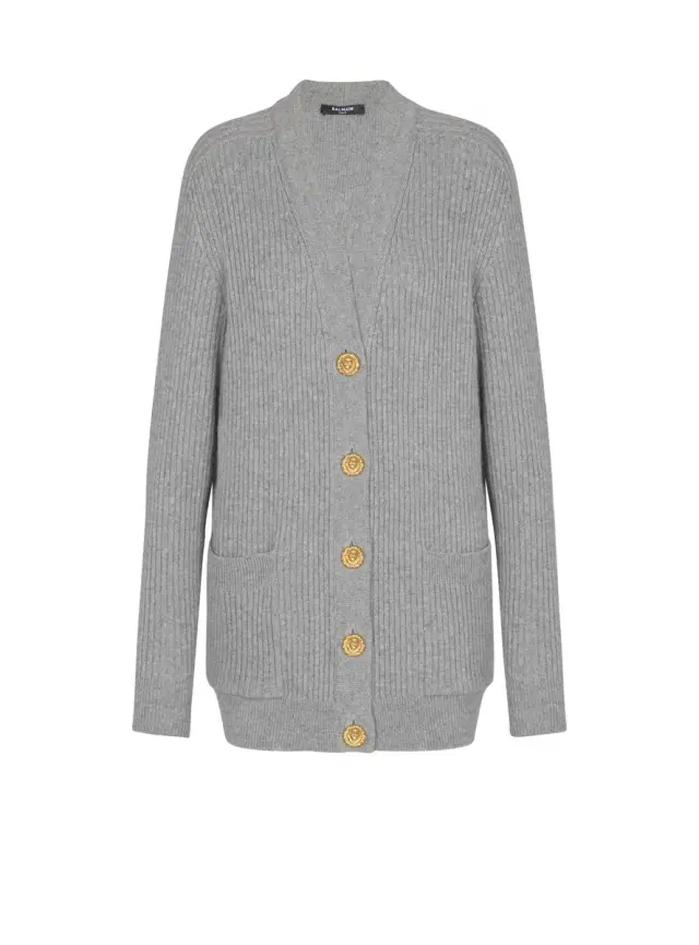 Balmain Buttoned cashmere cardigan