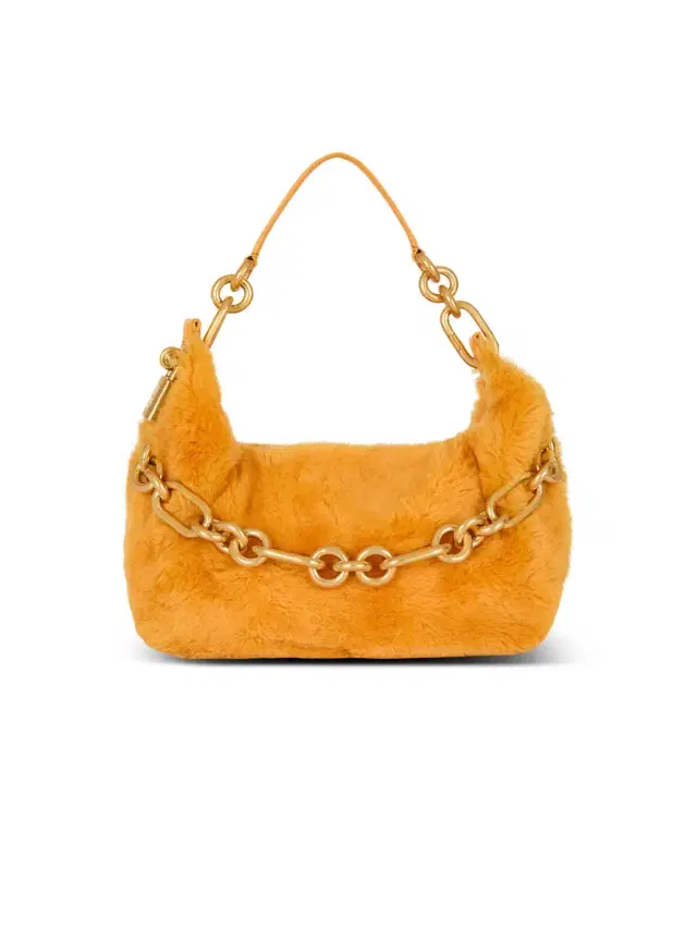 Balmain Medium Sync bag in shearling