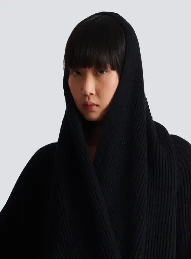 Balmain Oversized knit hoodie | Thumbnail 7
