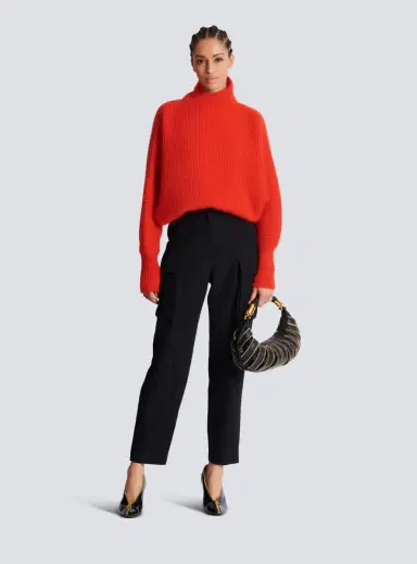 Balmain Cargo pants in grain de poudre wool | Thumbnail 2