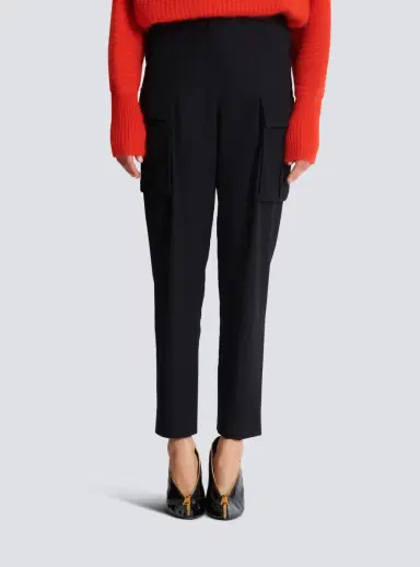 Balmain Cargo pants in grain de poudre wool | Thumbnail 7