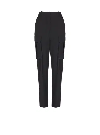 Balmain Cargo pants in grain de poudre wool | Thumbnail 1