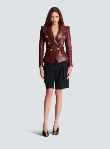 Balmain 6-buttons lambskin jacket | Thumbnail 2