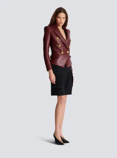 Balmain 6-buttons lambskin jacket | Thumbnail 3