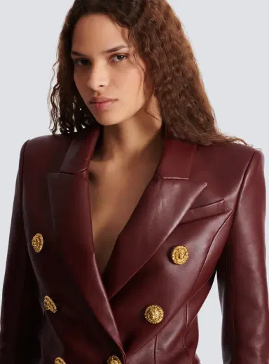 Balmain 6-buttons lambskin jacket | Thumbnail 5