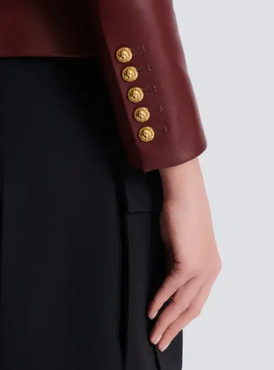 Balmain 6-buttons lambskin jacket | Thumbnail 6