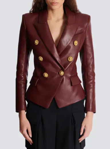 Balmain 6-buttons lambskin jacket | Thumbnail 8