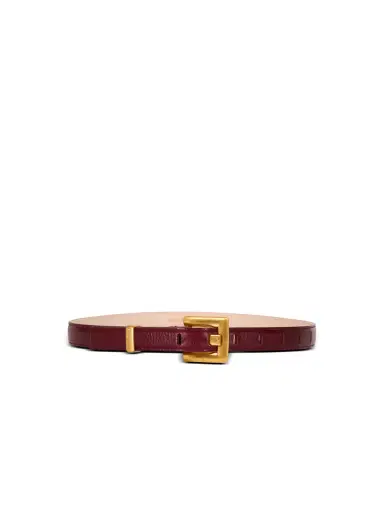 Balmain Anthem calfskin leather belt | Thumbnail 1 Balmain Anthem calfskin leather belt | Thumbnail 1