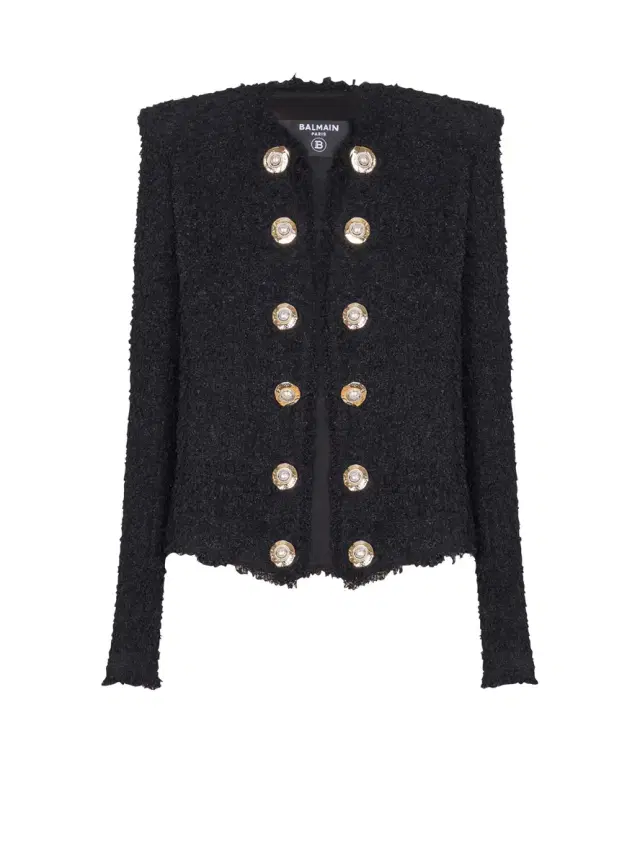 Balmain Edge-to-edge tweed jacket