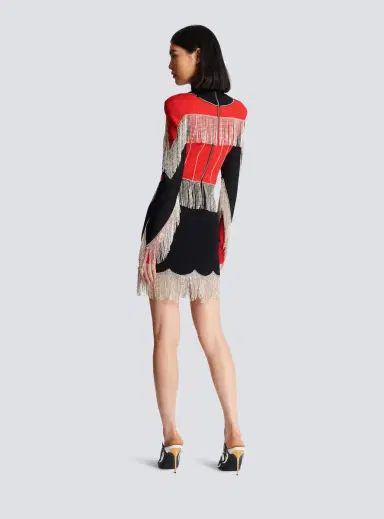 Balmain Fringed knit dress | Thumbnail 4