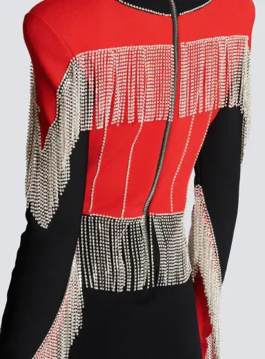 Balmain Fringed knit dress | Thumbnail 6