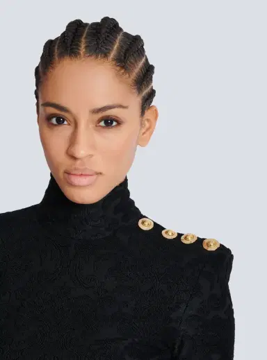 Balmain Baroque pattern long-sleeved top | Thumbnail 6