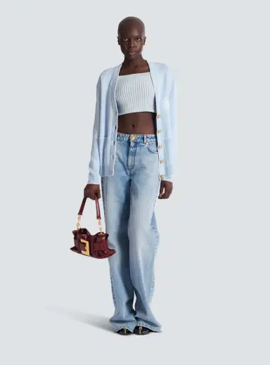 Balmain Mini Anthem bag in calfskin leather | Thumbnail 2
