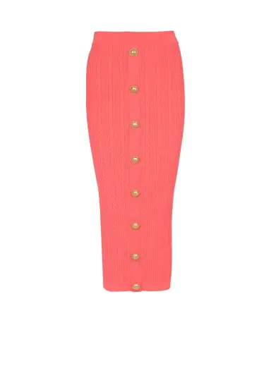 Balmain Cable-knit midi skirt | Thumbnail 1