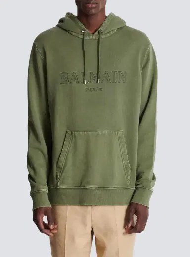 Balmain Vintage  embroidered hoodie | Thumbnail 7