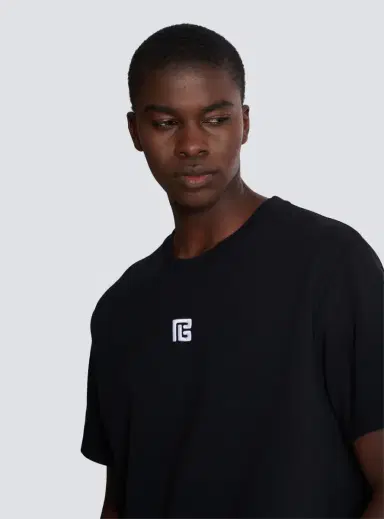 Balmain PB embroidered T-shirt | Thumbnail 6 Balmain PB embroidered T-shirt | Thumbnail 6