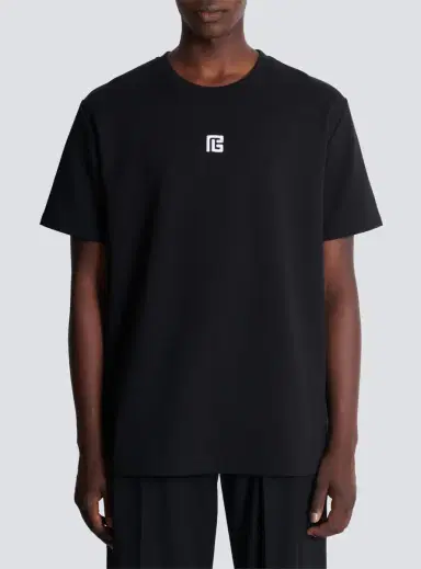 Balmain PB embroidered T-shirt | Thumbnail 7 Balmain PB embroidered T-shirt | Thumbnail 7