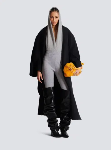 Balmain Draped bodysuit with hood | Thumbnail 2