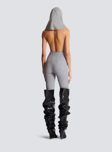 Balmain Draped bodysuit with hood | Thumbnail 4