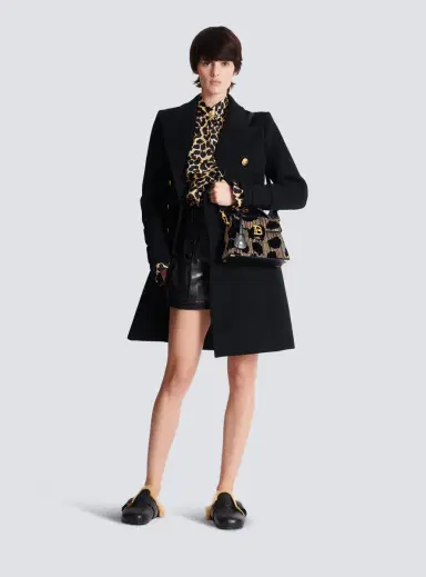 Balmain B-Buzz Dynasty bag in embroidered velvet | Thumbnail 2