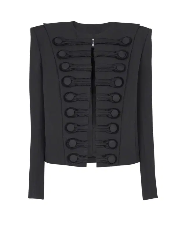 Balmain Grain de poudre edge-to-edge spencer jacket