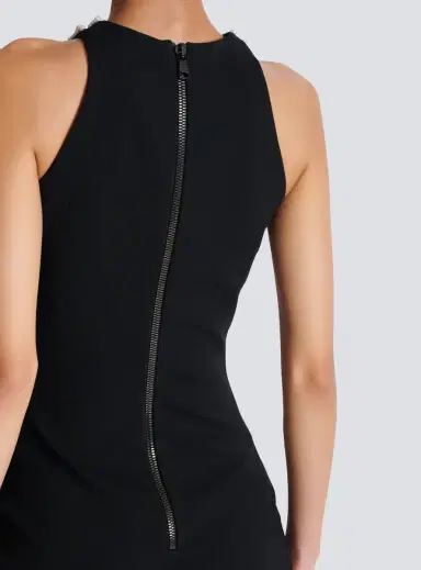 Balmain Long embroidered dress with Face motif | Thumbnail 6