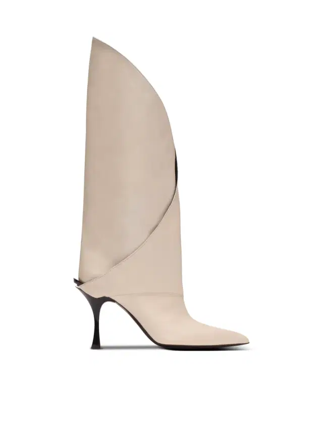 Balmain Twist heeled leather boots