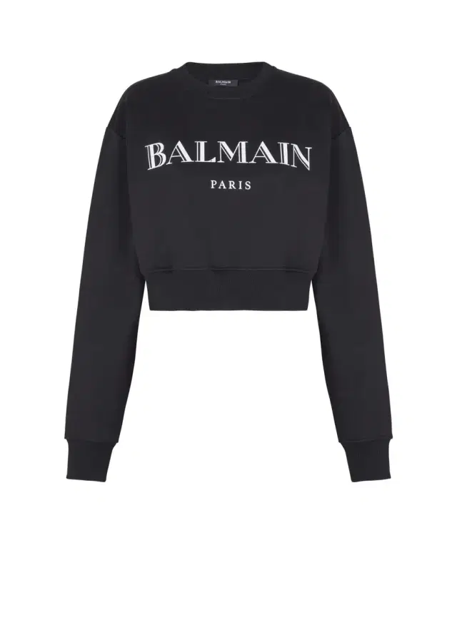 Balmain Printed  crew-neck sweatshirt