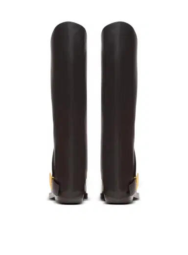 Balmain Twist flat leather boots | Thumbnail 4 Balmain Twist flat leather boots | Thumbnail 4