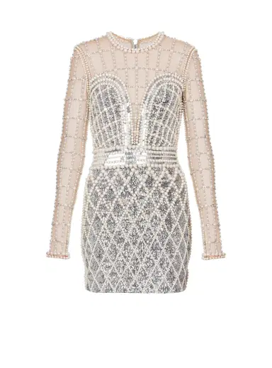 Balmain Short beaded dress | Thumbnail 1