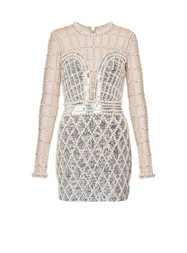 Balmain Short beaded dress