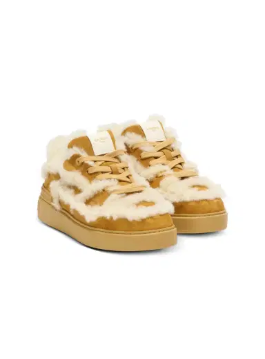 Balmain B-Court Flip shearling sneakers | Thumbnail 3 Balmain B-Court Flip shearling sneakers | Thumbnail 3