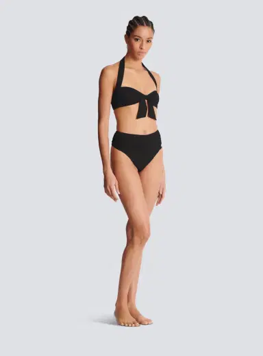 Balmain Plain two-piece swimsuit | Thumbnail 3