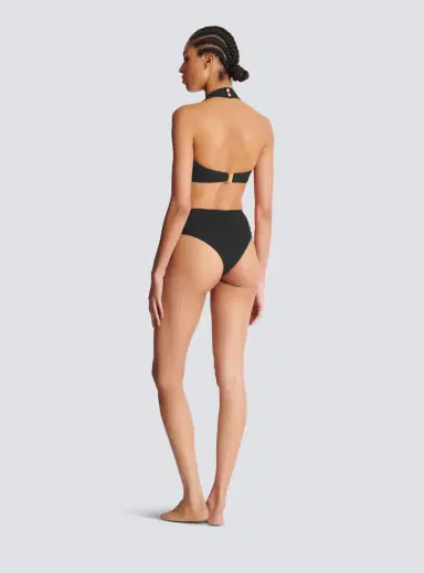 Balmain Plain two-piece swimsuit | Thumbnail 4