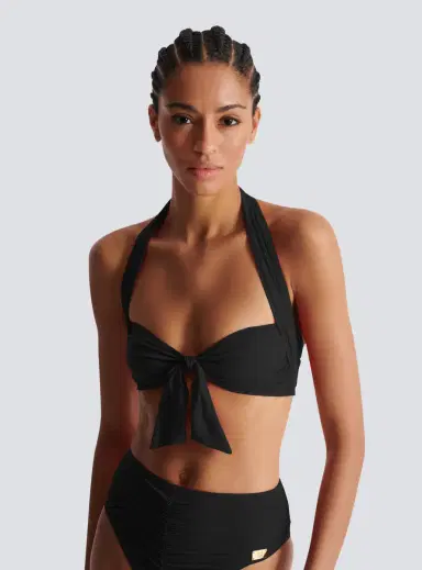 Balmain Plain two-piece swimsuit | Thumbnail 5