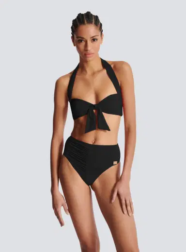 Balmain Plain two-piece swimsuit | Thumbnail 7