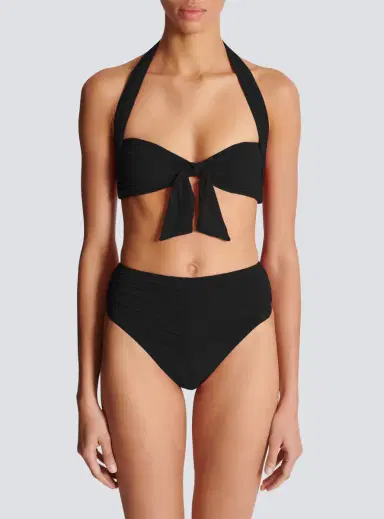 Balmain Plain two-piece swimsuit | Thumbnail 8